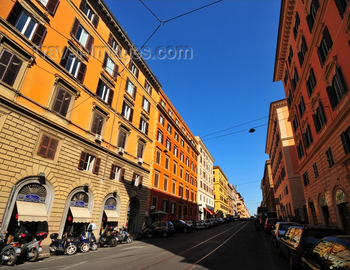 italy476: Rome, Italy: façades of Via Cavour - photo by M.Torres - (c) Travel-Images.com - Stock Photography agency - Image Bank