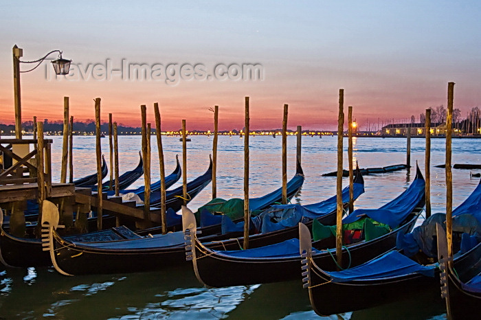 italy529: Venice, Italy: Morning light at San Marco Gondola Basin - photo by A.Beaton - (c) Travel-Images.com - Stock Photography agency - Image Bank