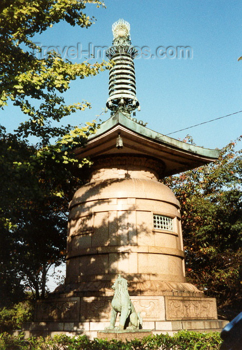 japan20: Japan - Tokyo: stupa - Japanese style - religion - Buddhism - photo by M.Torres - (c) Travel-Images.com - Stock Photography agency - Image Bank