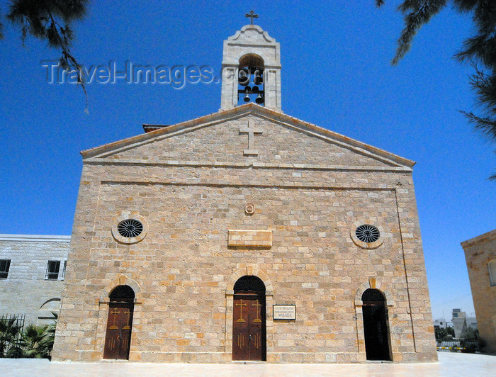 jordan100: Madaba - Jordan: Greek Orthodox Church of St. George in the biblical Medeba (Numbers 21:30 and Joshua 13:9) - photo by M.Torres - (c) Travel-Images.com - Stock Photography agency - Image Bank