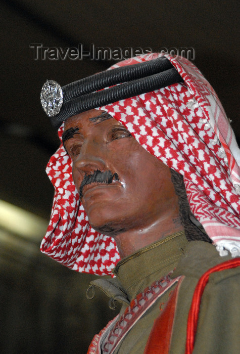 jordan196: Amman - Jordan: - Roman Theatre - bedouin soldier - Museum of Popular Traditions - photo by M.Torres - (c) Travel-Images.com - Stock Photography agency - Image Bank