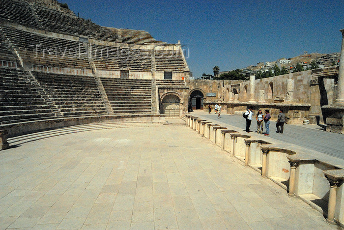 jordan197: Amman - Jordan: - Roman Theatre - view from the orchestra - photo by M.Torres - (c) Travel-Images.com - Stock Photography agency - Image Bank