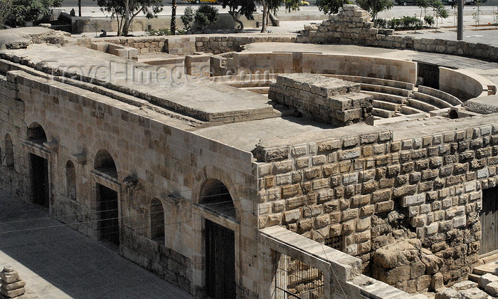 jordan199: Amman - Jordan: Roman Theatre - the Odeon - photo by M.Torres - (c) Travel-Images.com - Stock Photography agency - Image Bank