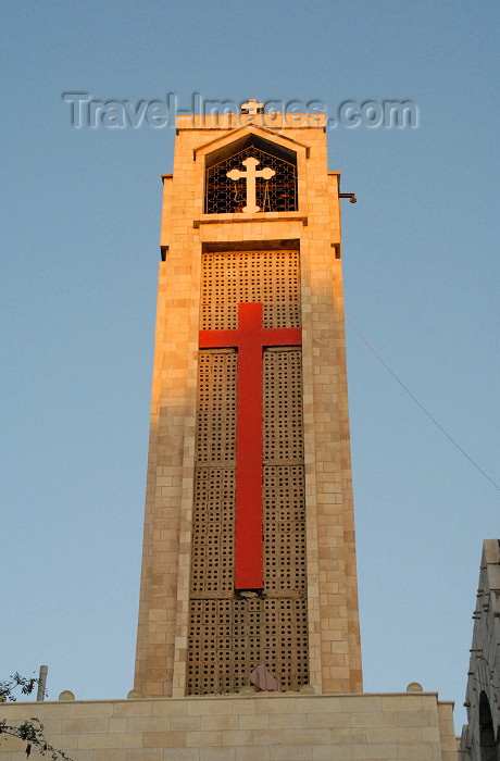 jordan210: Amman - Jordan: Coptic Orthodox Church - belfry - photo by M.Torres - (c) Travel-Images.com - Stock Photography agency - Image Bank