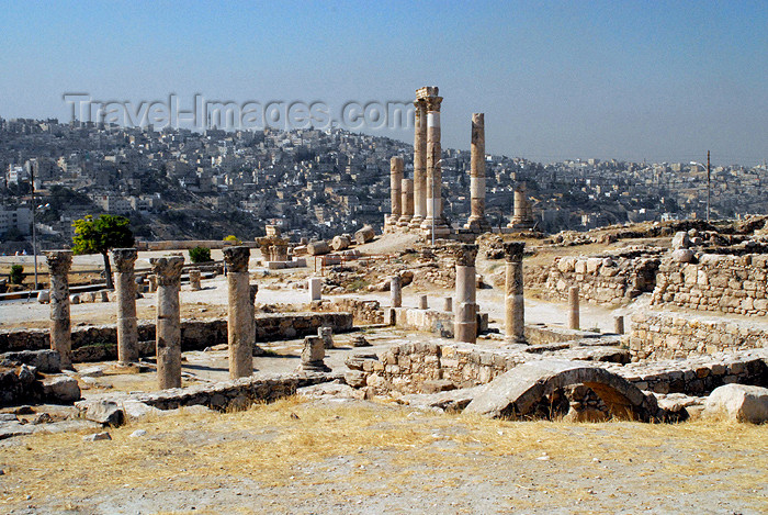 jordan223: Amman - Jordan: Byzantine Church and Temple of Hercules - citadel - photo by M.Torres - (c) Travel-Images.com - Stock Photography agency - Image Bank