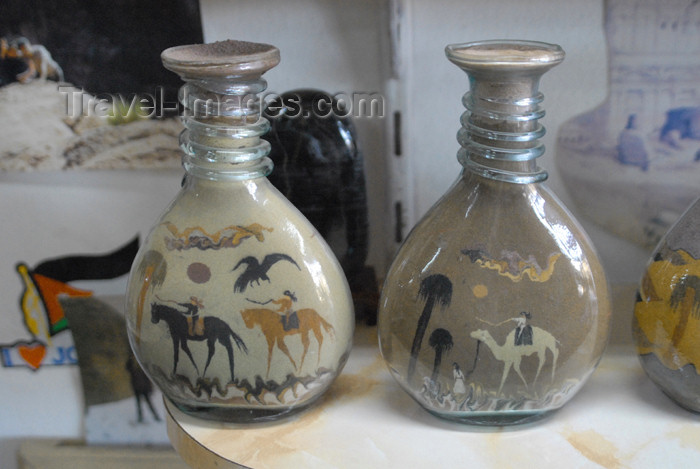 jordan298: Jordan - Petra: bottled sand art - photo by M.Torres - (c) Travel-Images.com - Stock Photography agency - Image Bank