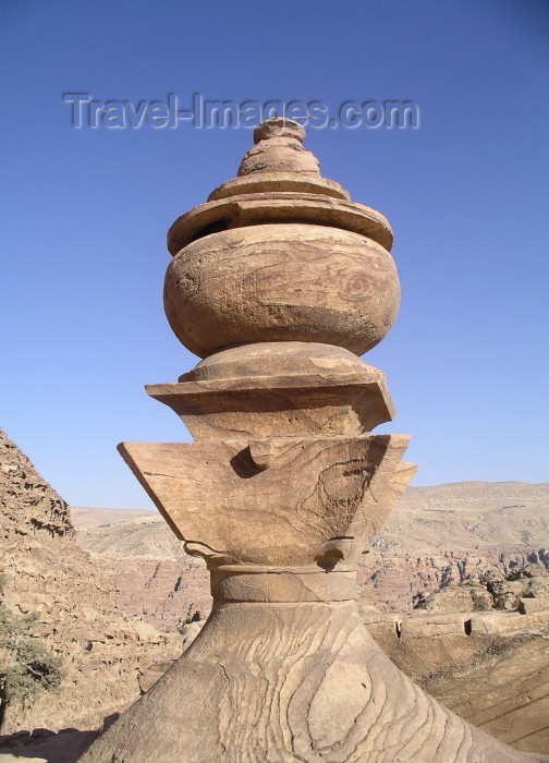 jordan44: Jordan - Petra / Sela (Maan / Ma'an Governorate): detail detail at the Monastery - Ad Deir - photo by R.Wallace - (c) Travel-Images.com - Stock Photography agency - Image Bank