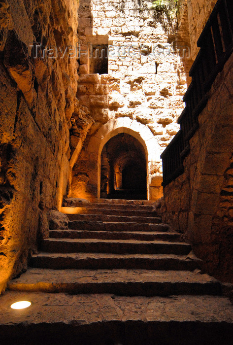 jordan71: Ajlun - Jordan: Ajlun castle - stairs - photo by M.Torres - (c) Travel-Images.com - Stock Photography agency - Image Bank