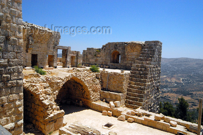 jordan77: Ajlun - Jordan: Ajlun castle - ruins and the Ajlun valley - photo by M.Torres - (c) Travel-Images.com - Stock Photography agency - Image Bank