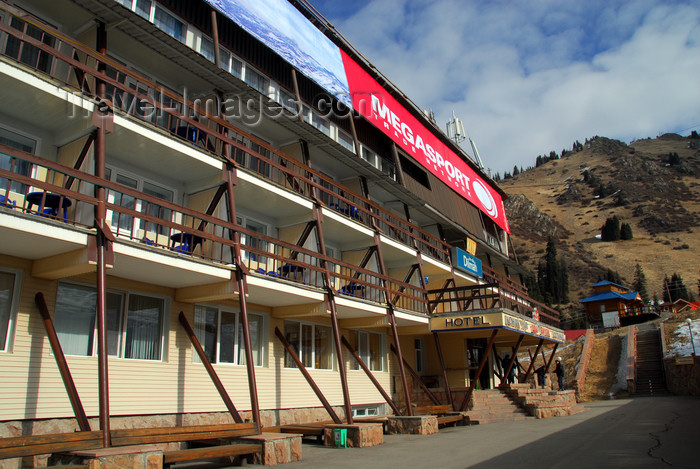 kazakhstan127: Kazakhstan - Chimbulak ski-resort, Almaty: the Chimbulak Hotel - photo by M.Torres - (c) Travel-Images.com - Stock Photography agency - Image Bank