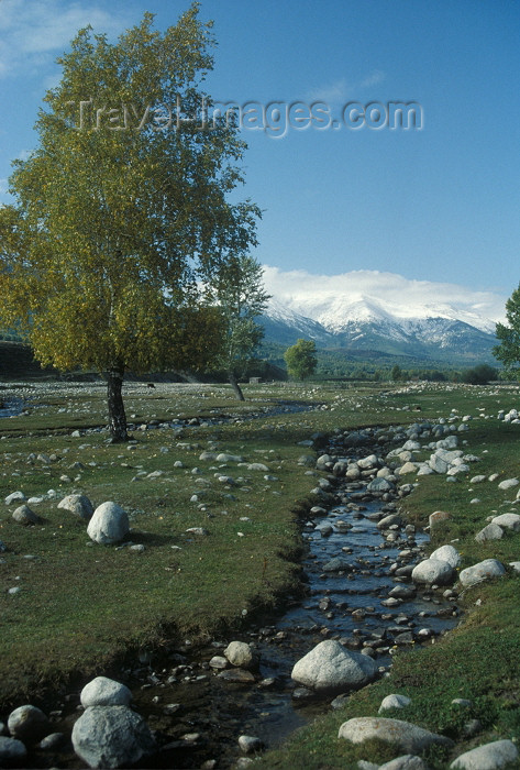 kazakhstan14: East Kazakhstan oblys: stream and mountain landscape - autumn - photo by V.Sidoropolev - (c) Travel-Images.com - Stock Photography agency - Image Bank