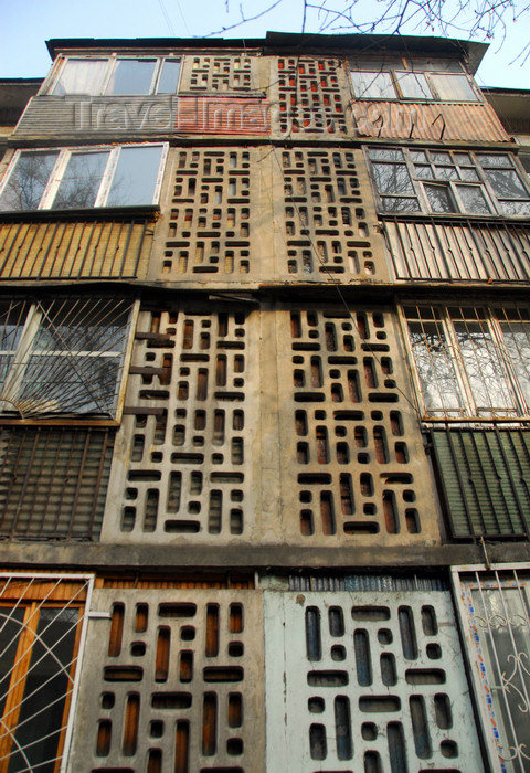 kazakhstan213: Kazakhstan, Almaty: apartment block - photo by M.Torres - (c) Travel-Images.com - Stock Photography agency - Image Bank