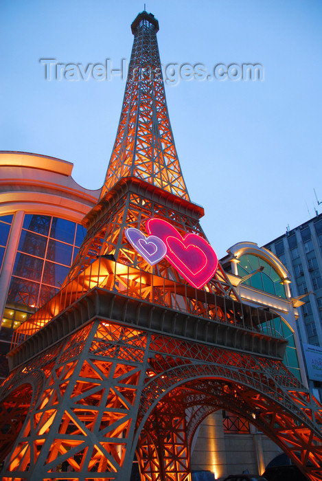 kazakhstan216: Kazakhstan, Almaty: the French house - a bit of Paris and Las Vegas - mock Eiffel Tower - photo by M.Torres - (c) Travel-Images.com - Stock Photography agency - Image Bank