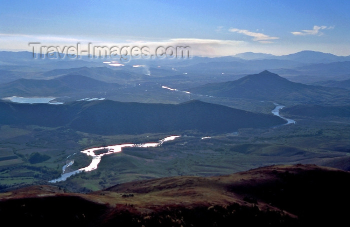 kazakhstan22: Kazakhstan - Buhtarma river - from the air - photo by V.Sidoropolev - (c) Travel-Images.com - Stock Photography agency - Image Bank