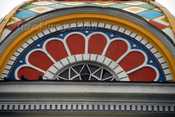 kazakhstan237: Kazakhstan, Almaty:  Holy Ascension Russian Orthodox Cathedral - decoration of one of the domes - photo by M.Torres - (c) Travel-Images.com - Stock Photography agency - Image Bank