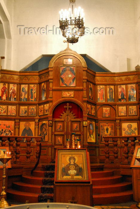 kazakhstan248: Kazakhstan, Almaty:  Holy Ascension Russian Orthodox Cathedral - iconostasis - photo by M.Torres - (c) Travel-Images.com - Stock Photography agency - Image Bank