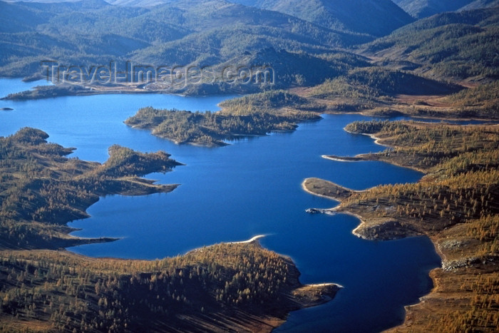 kazakhstan30: Kazakhstan - Maloulbinskoe reservoir from the air - photo by V.Sidoropolev - (c) Travel-Images.com - Stock Photography agency - Image Bank