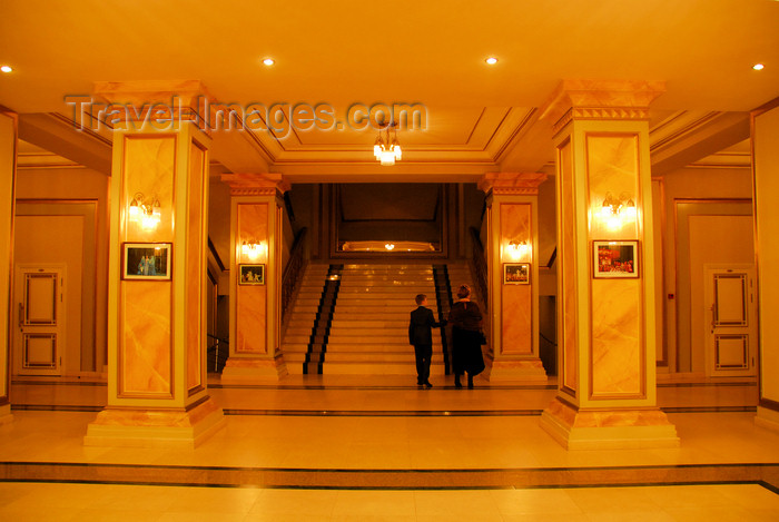 kazakhstan308: Kazakhstan, Almaty: Almaty Opera and Ballet Theater - stairs - photo by M.Torres - (c) Travel-Images.com - Stock Photography agency - Image Bank