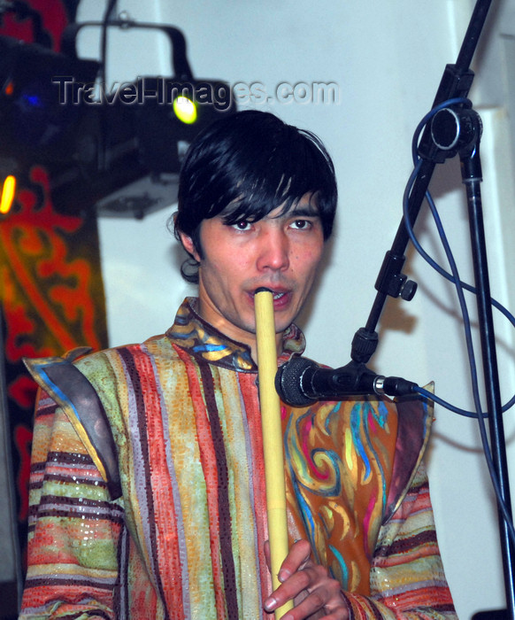 kazakhstan327: Kazakhstan, Almaty: flautist - photo by M.Torres - (c) Travel-Images.com - Stock Photography agency - Image Bank