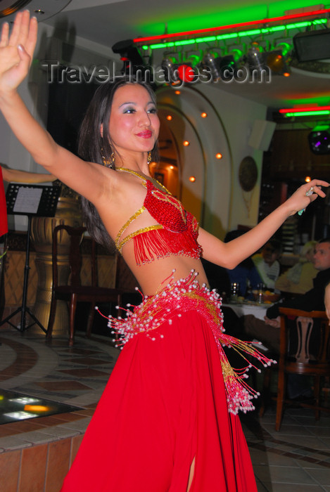 kazakhstan330: Kazakhstan, Almaty: belly dancer - photo by M.Torres - (c) Travel-Images.com - Stock Photography agency - Image Bank