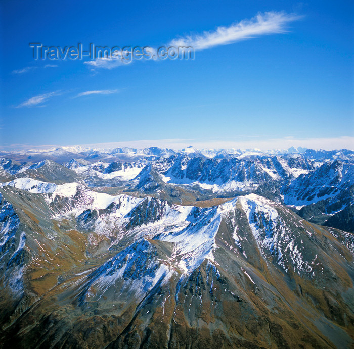 kazakhstan341: East Kazakhstan oblys - Altay Mountains: birdseye view - photo by V.Sidoropolev - (c) Travel-Images.com - Stock Photography agency - Image Bank