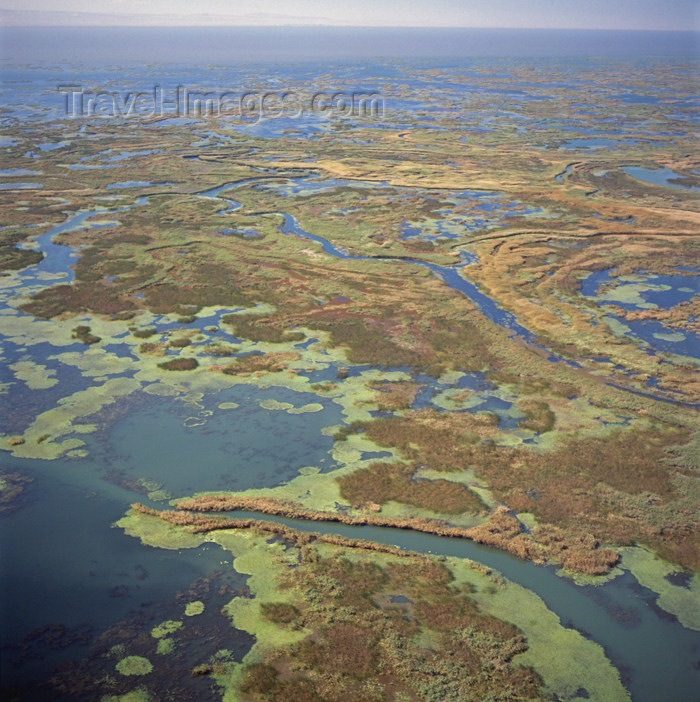 kazakhstan36: Kazakhstan - Lake Zaisan, East Kazakhstan oblys: delta of Kara-Irtysh / Black Irtysh river - Altai Mountains - photo by V.Sidoropolev - (c) Travel-Images.com - Stock Photography agency - Image Bank