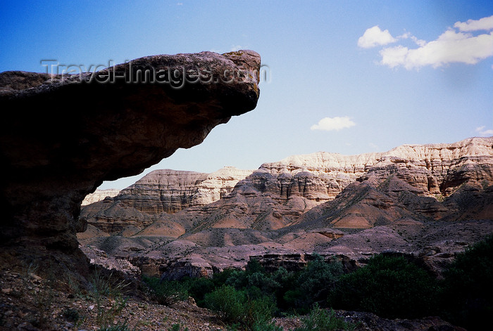 kazakhstan49: Kazakhstan - Almaty oblys: a canyon dug by a river - photo by E.Petitalot - (c) Travel-Images.com - Stock Photography agency - Image Bank