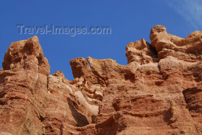 kazakhstan73: Kazakhstan, Charyn Canyon: Valley of the Castles - under the cliffs  - photo by M.Torres - (c) Travel-Images.com - Stock Photography agency - Image Bank