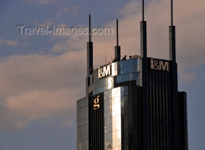 kenya108: Nairobi, Kenya: IM Investment & Mortgages Bank Headquarters - CBD - skyscraper on Kenyatta Avenue - designed by Planning Systems Services - photo by M.Torres - (c) Travel-Images.com - Stock Photography agency - Image Bank