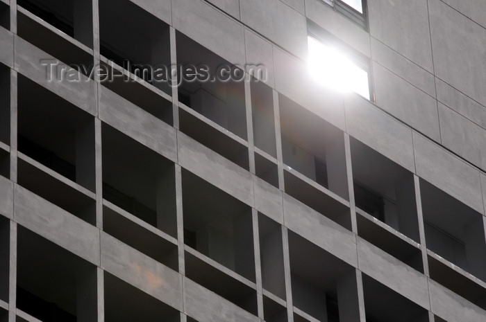 kenya136: Nairobi, Kenya: balconies and sun on IPS building - Kimathi Street - photo by M.Torres - (c) Travel-Images.com - Stock Photography agency - Image Bank