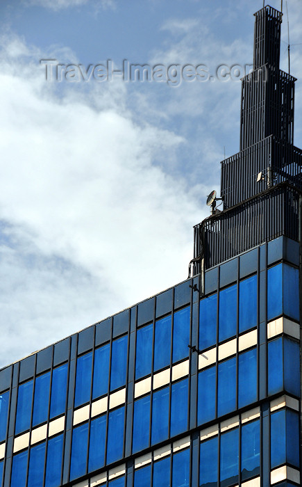 kenya27: Nairobi, Kenya: Kenya - Nairobi: glass façade of Loans House - Moi Ave - modern architecture - Africa - photo by M.Torres - photo by M.Torres - (c) Travel-Images.com - Stock Photography agency - Image Bank