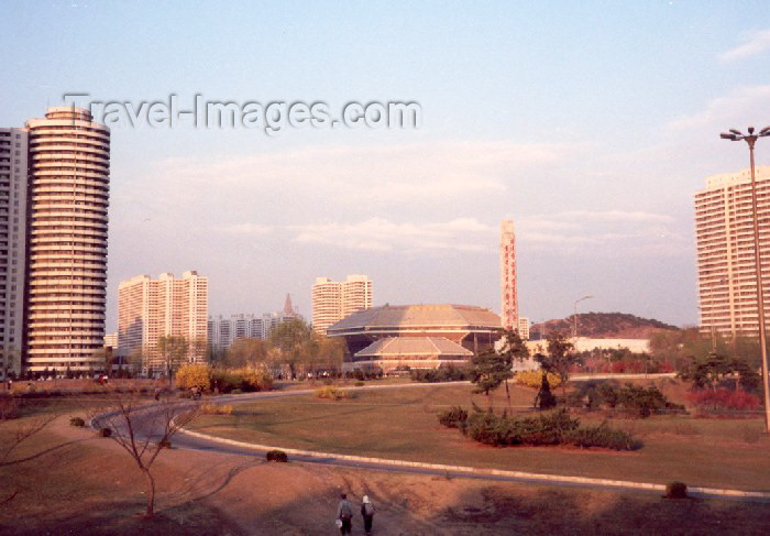 korean109: North Korea / DPRK - Pyongyang: the civilian Circus - Kwangbok street (photo by M.Torres) - (c) Travel-Images.com - Stock Photography agency - Image Bank