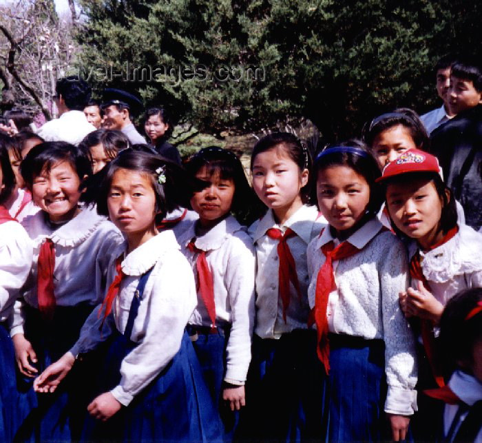 north korean girls. North Korean School girls