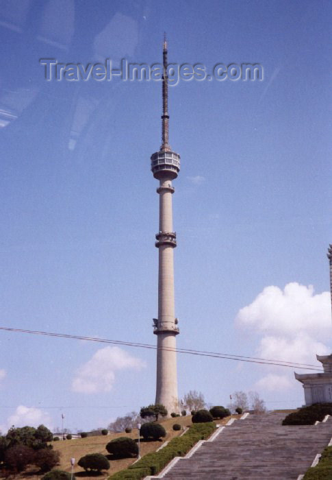 korean128: Pyongyang: Television Tower (photo by M.Torres) - (c) Travel-Images.com - Stock Photography agency - Image Bank