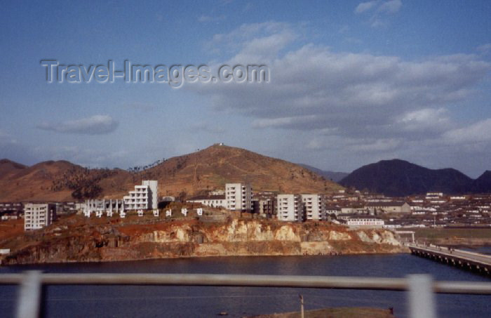 korean144: North Korea / DPRK - Pyongyang: Yanggakdo Stadium - Yanggak island (photo by M.Torres) - (c) Travel-Images.com - Stock Photography agency - Image Bank