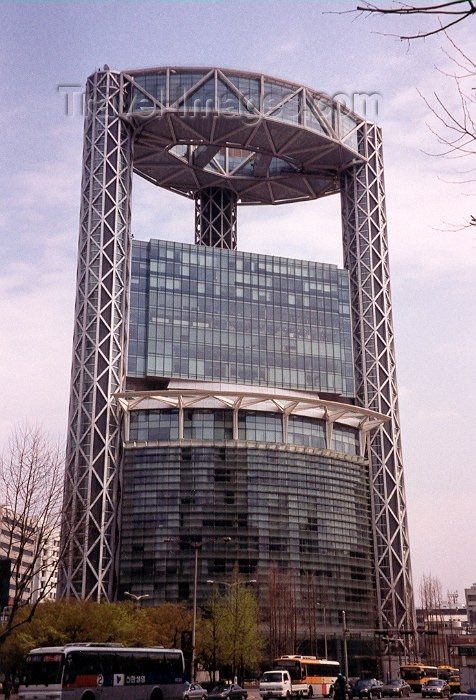 koreas2: Asia - South Korea - Seoul / SEL : towering architecture, designed by Uruguayan architect Rafael Vinoly - skyscraper - photo by M.Torres - (c) Travel-Images.com - Stock Photography agency - Image Bank