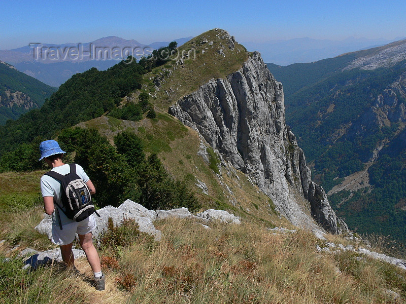 dinaric alps map. and cliff - Dinaric Alps