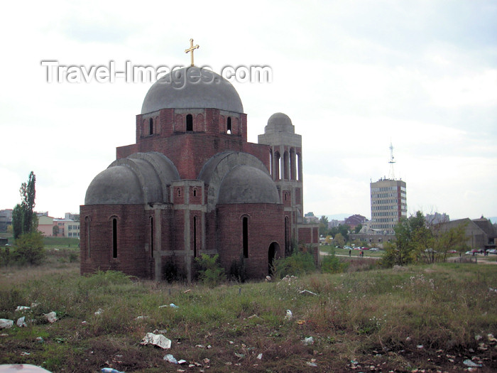 kosovo9: Kosovo - Pristina: Church of Christ the Savior - Serbian Orthodox Diocese of Raska and Prizren - photo by A.Kilroy - (c) Travel-Images.com - Stock Photography agency - Image Bank