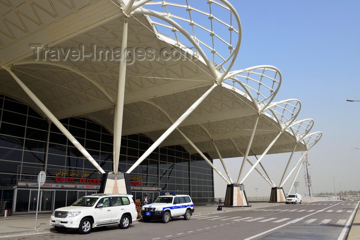 kurdistan112: Erbil / Hewler, Kurdistan, Iraq: Erbil International Airport - terminal building - Kurdish security is alert, smart and everywhere - photo by M.Torres - (c) Travel-Images.com - Stock Photography agency - Image Bank