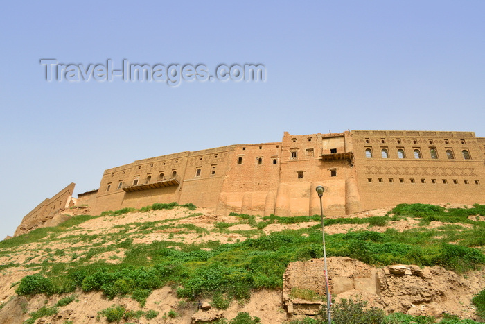 kurdistan40: Erbil / Hewler, Kurdistan, Iraq: Erbil Citadel - buildings on the edge of the cliff that confines the Citadel's plateau - Qelay Hewlêr - UNESCO world heritage site - photo by M.Torres - (c) Travel-Images.com - Stock Photography agency - Image Bank