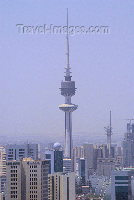 kuwait44: Kuwait city: Liberation Tower seen from Kuwait towers - photo by M.Torres - (c) Travel-Images.com - Stock Photography agency - the Global Image Bank