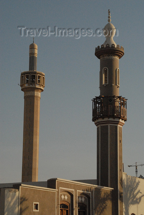 kuwait5: Kuwait city: two minarets, Grand Mosque in background  - Sharq district - photo by M.Torres - (c) Travel-Images.com - Stock Photography agency - the Global Image Bank