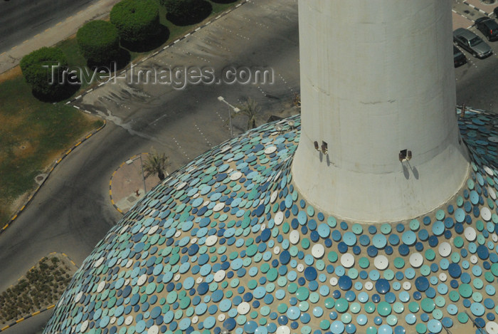 kuwait52: Kuwait city: Kuwait towers - tower from above - photo by M.Torres - (c) Travel-Images.com - Stock Photography agency - the Global Image Bank