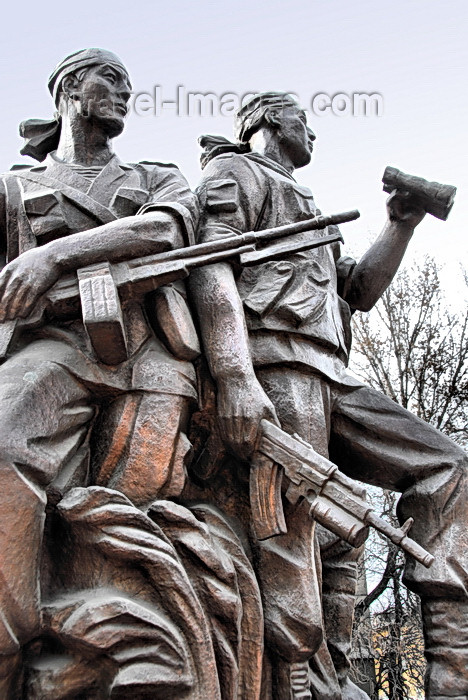 kyrgyzstan43: Bishkek, Kyrgyzstan: Afghanistan war memorial - Kyrgyz soldiers on the battlefield - photo by M.Torres - (c) Travel-Images.com - Stock Photography agency - Image Bank