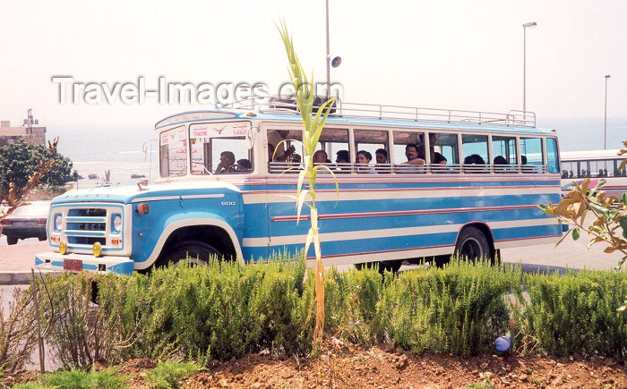 lebanon3: Lebanon / Liban - Jubayl / Jeblê / Jbail / Jbeil / Byblos: Classical Lines - Sakr transport - bus (photo by M.Torres) - (c) Travel-Images.com - Stock Photography agency - Image Bank