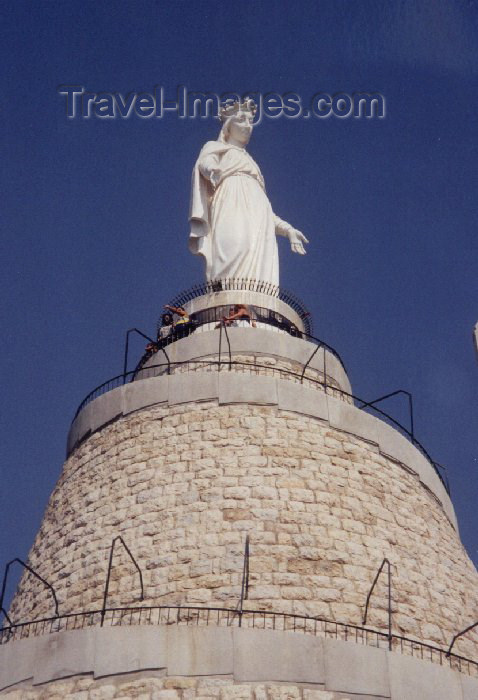 lebanon9: Lebanon / Liban - Harissa: Our Lady of Lebanon shrine - Virgin of Lebanon - Notre-Dame du Liban (photo by M.Torres) - (c) Travel-Images.com - Stock Photography agency - Image Bank