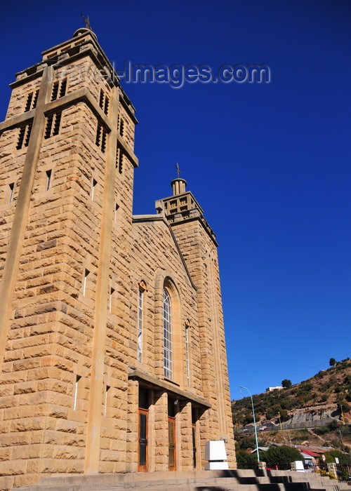 lesotho23: Maseru, Lesotho: Our Lady of Victory Cathedral - sandstone façade - Maseru means the place of red sandstone - photo by M.Torres - (c) Travel-Images.com - Stock Photography agency - Image Bank