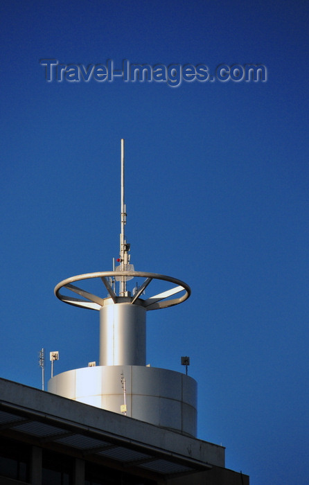 lesotho40: Maseru, Lesotho: Lesotho Post Office building - silver top with lightning rod - Kingsway - photo by M.Torres - (c) Travel-Images.com - Stock Photography agency - Image Bank