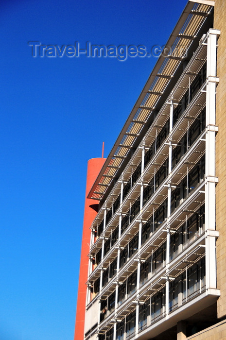 lesotho41: Maseru, Lesotho: Moposo House - office building on Kingsway - photo by M.Torres - (c) Travel-Images.com - Stock Photography agency - Image Bank
