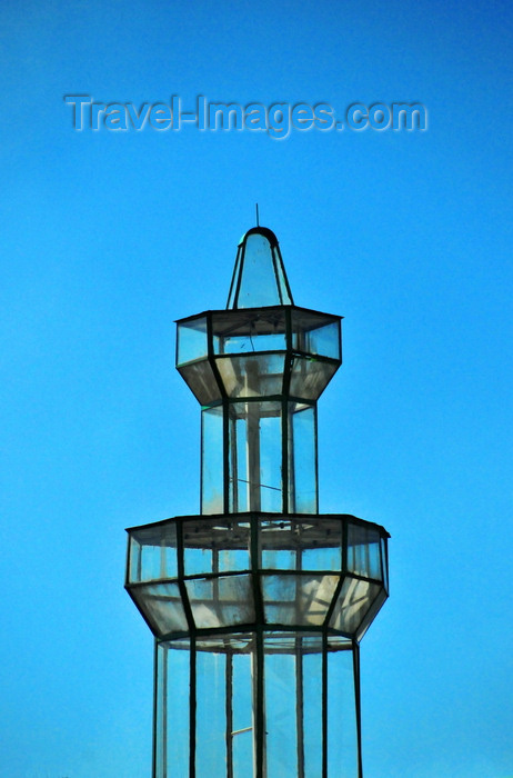 lesotho51: Maseru, Lesotho: mosque with a rather unique glass minaret - photo by M.Torres - (c) Travel-Images.com - Stock Photography agency - Image Bank